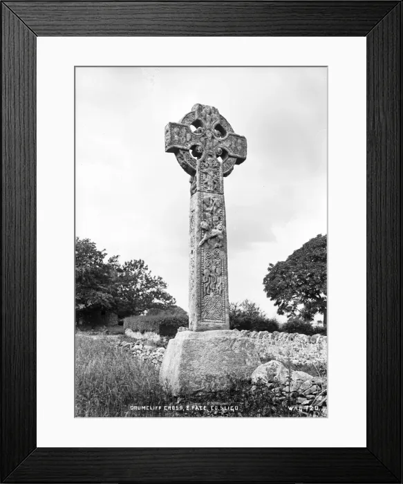 Framed Print : Drumcliff Cross, E Face, Co Sligo Framed Print : Drumcliff Cross, E Face, Co Sligo