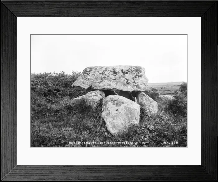 Framed Print : Kissing Stone Cromlech, Carrowmore, Co Sligo Framed Print : Kissing Stone Cromlech, Carrowmore, Co Sligo