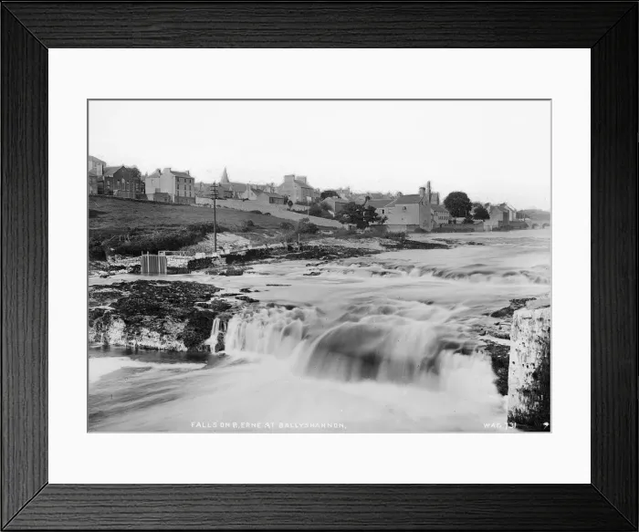 Framed Print : Falls on the R. Erne at Ballyshannon Framed Print : Falls on the R. Erne at Ballyshannon