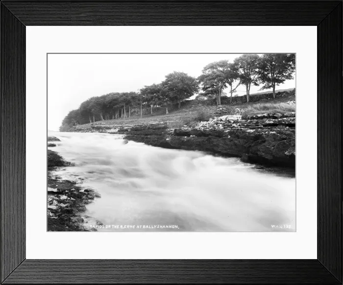 Framed Print : Rapids on the R. Erne at Ballyshannon Framed Print : Rapids on the R. Erne at Ballyshannon