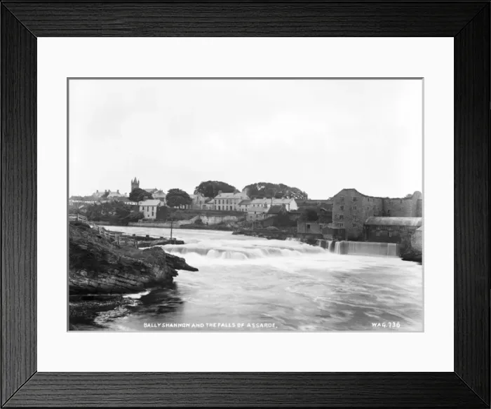 Framed Print : Ballyshannon and the Falls of Assarde Framed Print : Ballyshannon and the Falls of Assarde