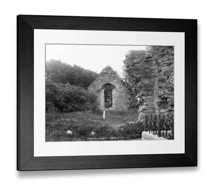 Framed Print : Donegal Abbey from N Framed Print : Donegal Abbey from N
