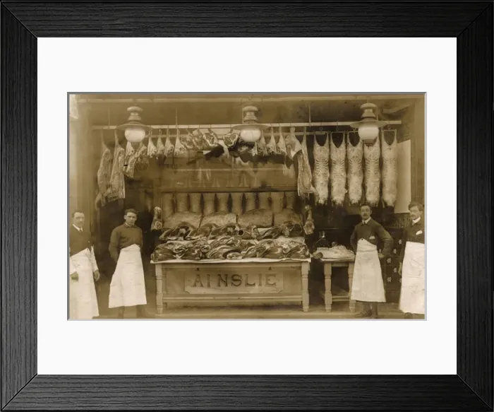 Framed Print : Butchers shop Framed Print : Butchers shop