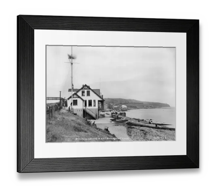 Framed Print : Whitehead and N. Antrim Yacht Club