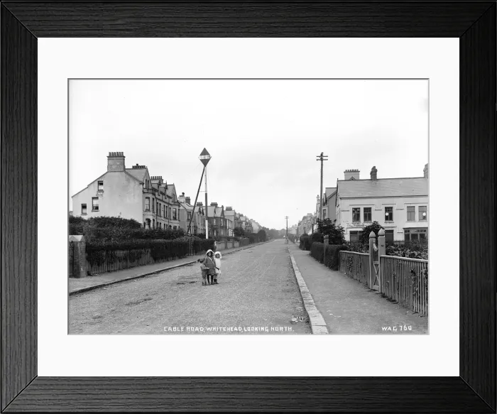 Framed Print : Cable Road, Whitehead, Looking North Framed Print : Cable Road, Whitehead, Looking North