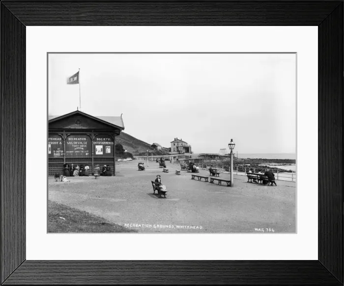 Framed Print : Recreation Grounds, Whitehead Framed Print : Recreation Grounds, Whitehead