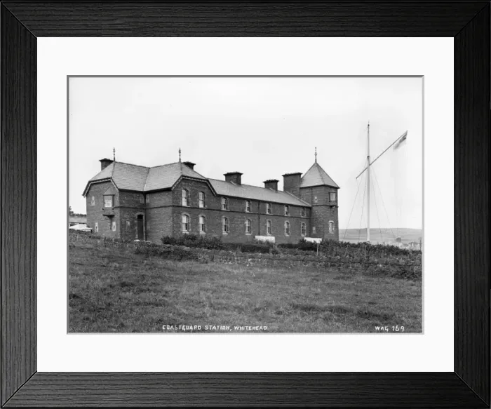 Framed Print : Coastguard Station, Whitehead Framed Print : Coastguard Station, Whitehead
