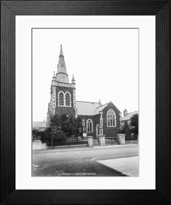 Framed Print : Parish Church, Whitehead Framed Print : Parish Church, Whitehead