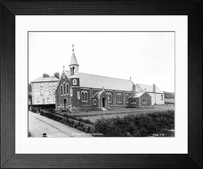Framed Print : R. C. Chapel, Whitehead Framed Print : R. C. Chapel, Whitehead