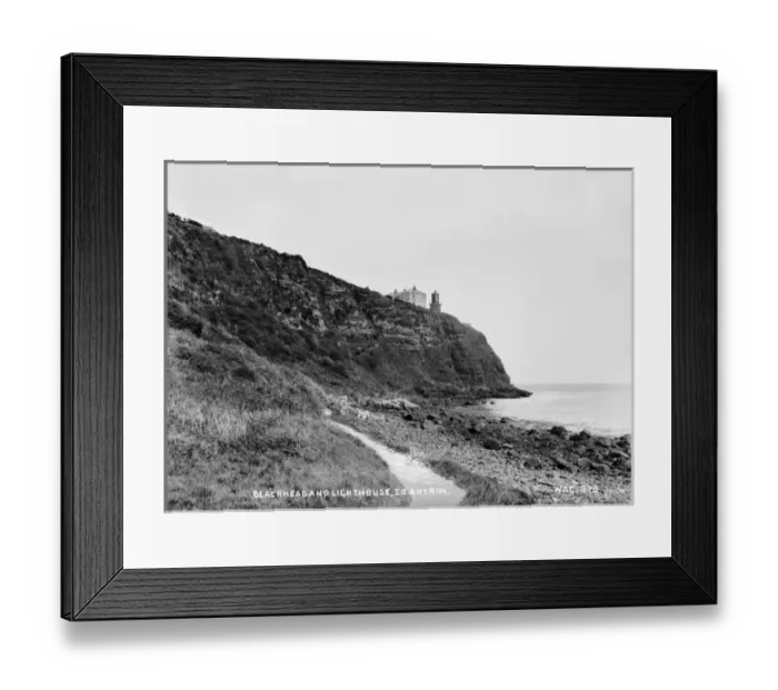 Framed Print : Blackhead and Lighthouse, Co Antrim Framed Print : Blackhead and Lighthouse, Co Antrim