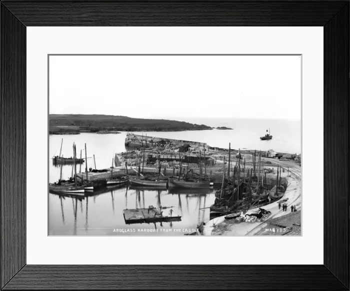 Framed Print : Ardglass Harbour from the Castle Framed Print : Ardglass Harbour from the Castle