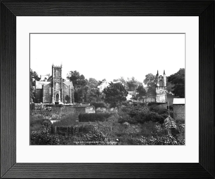 Framed Print : High Holywood and the Churches Framed Print : High Holywood and the Churches