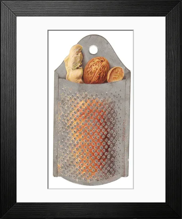 Framed Print : Greetings card in the shape of a food grater Framed Print : Greetings card in the shape of a food grater