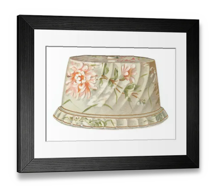 Framed Print : Covered cheese dish on a cutout Christmas card Framed Print : Covered cheese dish on a cutout Christmas card