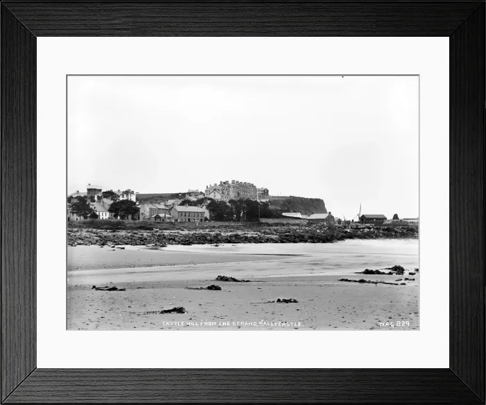 Framed Print : Castle Hill from the Strand, Ballycastle Framed Print : Castle Hill from the Strand, Ballycastle