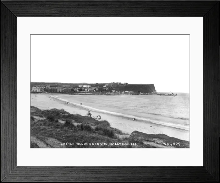Framed Print : Castle Hill and Strand, Ballycastle Framed Print : Castle Hill and Strand, Ballycastle
