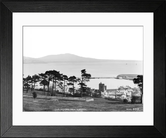 Framed Print : Carlingford from Slieve Foy Framed Print : Carlingford from Slieve Foy