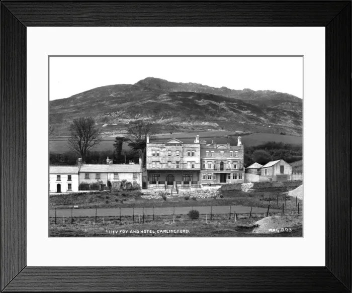 Framed Print : Slieve Foy and Hotel, Carlingford Framed Print : Slieve Foy and Hotel, Carlingford
