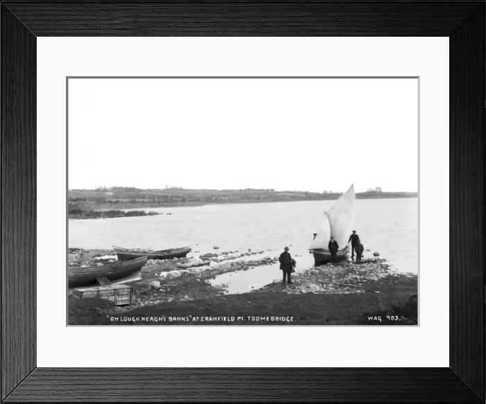 Framed Print : On Lough Neaghs Banks at Cranfield Pt. Toomebridge Framed Print : On Lough Neaghs Banks at Cranfield Pt. Toomebridge