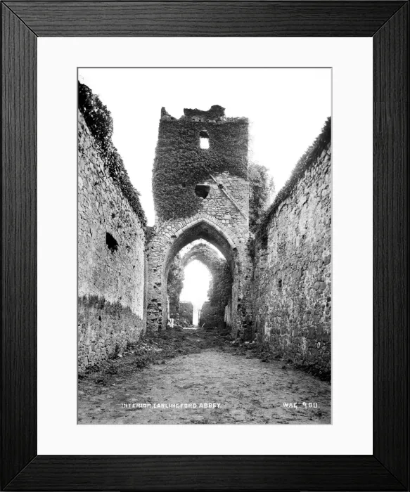 Framed Print : Interior, Carlingford Abbey Framed Print : Interior, Carlingford Abbey