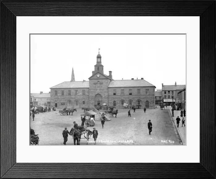 Framed Print : Market Square, Newtownards Framed Print : Market Square, Newtownards