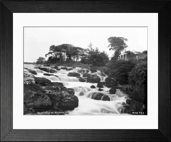 Framed Print : Salmon Leap, Bushmills Framed Print : Salmon Leap, Bushmills