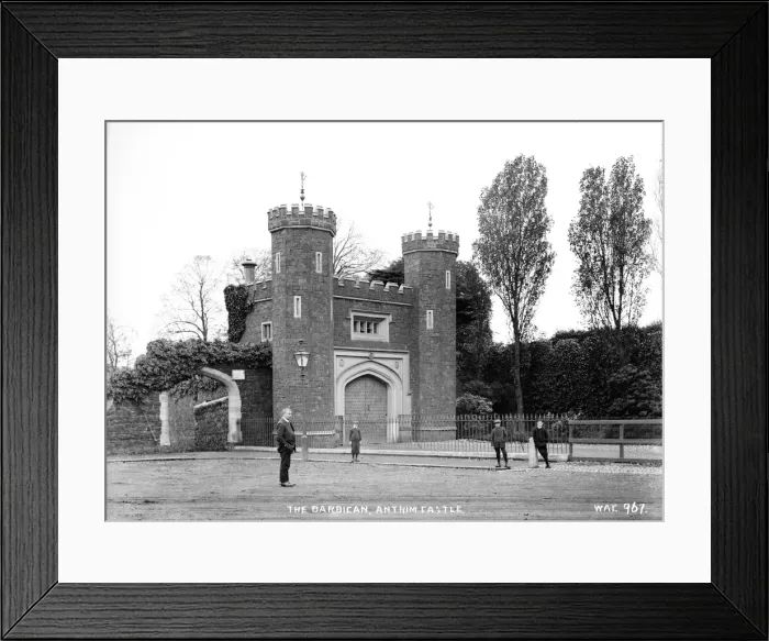 Framed Print : The Barbican, Antrim Castle Framed Print : The Barbican, Antrim Castle