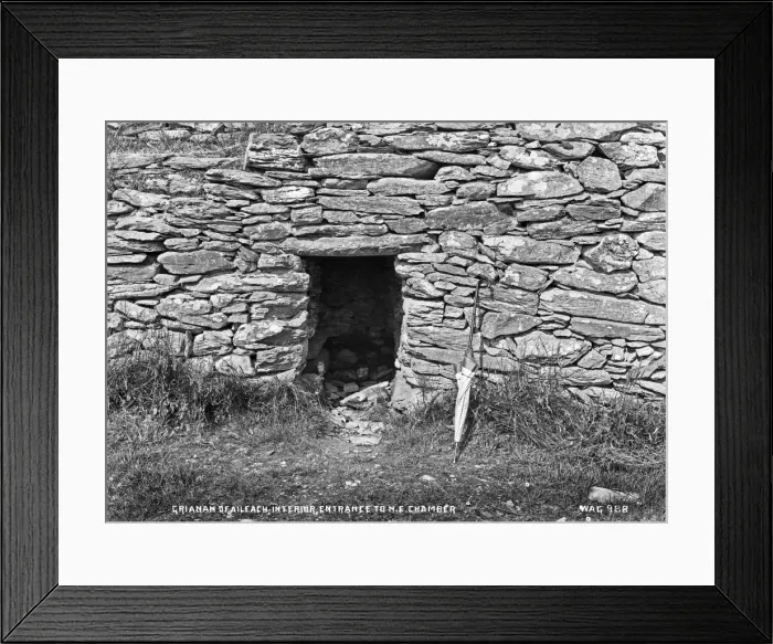 Framed Print : Grianan of Aileach, Interior, Entrance to N. E. Chamber Framed Print : Grianan of Aileach, Interior, Entrance to N. E. Chamber