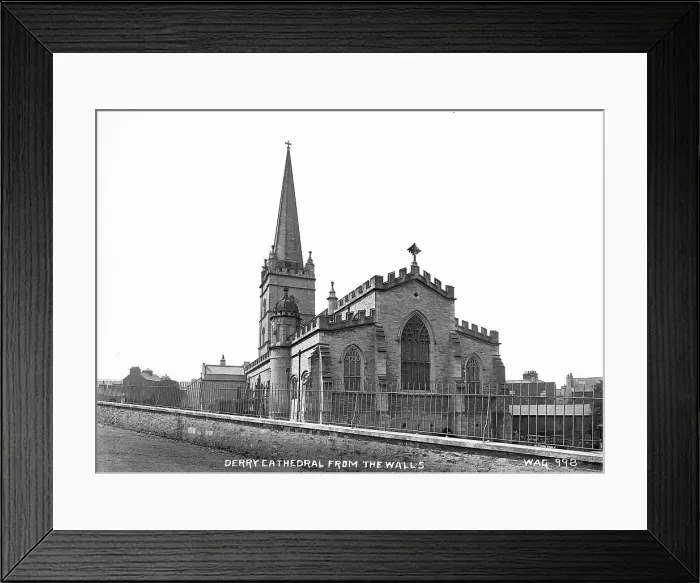 Framed Print : Derry Cathedral from the Walls Framed Print : Derry Cathedral from the Walls