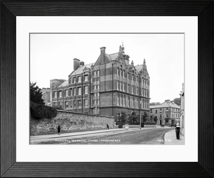 Framed Print : Municipal Technical School Londonderry Framed Print : Municipal Technical School Londonderry