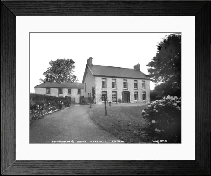 Framed Print : Montgomerys House, Maryville, Antrim Framed Print : Montgomerys House, Maryville, Antrim