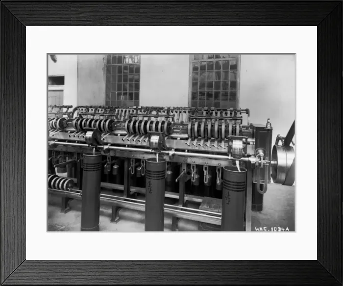 Framed Print : N. of Ireland Flax Spinning Industry Framed Print : N. of Ireland Flax Spinning Industry