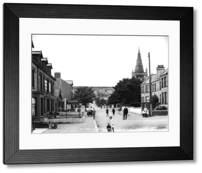 Framed Print : Victoria Av, Whitehead Framed Print : Victoria Av, Whitehead