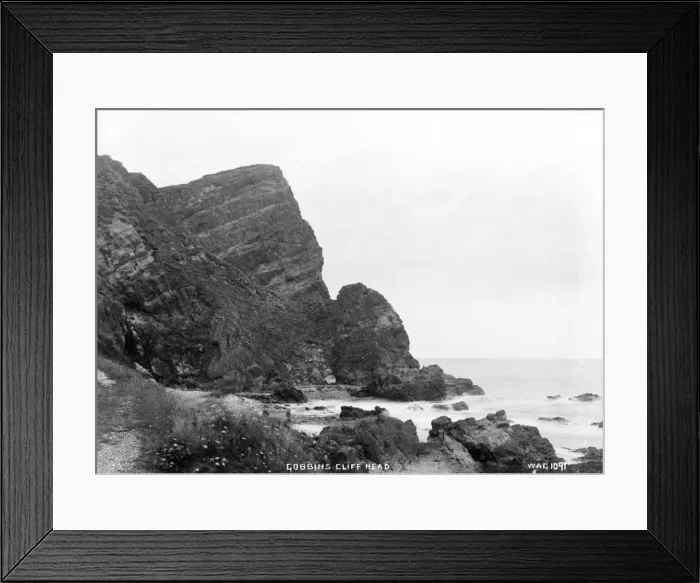 Framed Print : Gobbins Cliff Head Framed Print : Gobbins Cliff Head