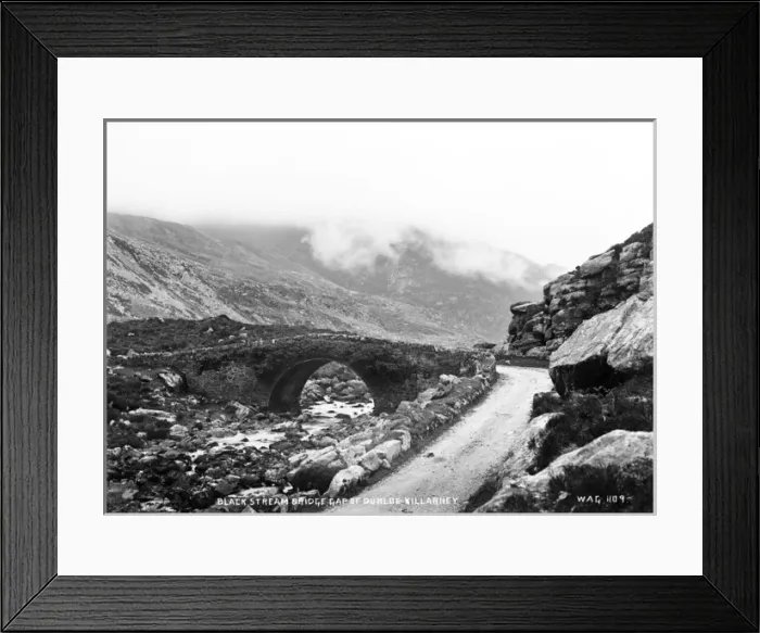 Framed Print : Blackstream Bridge, Gap of Dunloe, Killarney