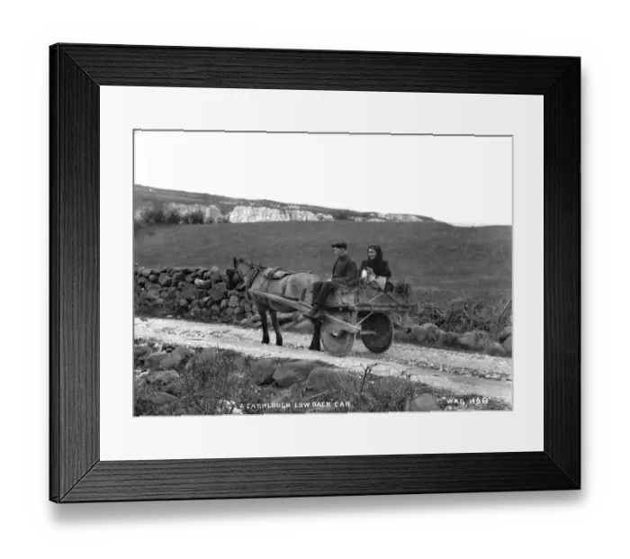 Framed Print : A Carnlough Low Back Car Framed Print : A Carnlough Low Back Car