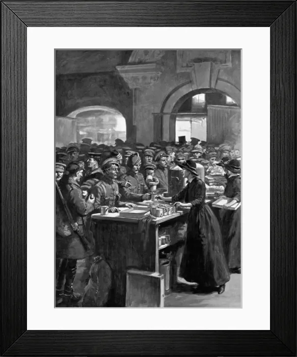 Framed Print : The Soldiers and Sailors Buffet at Victoria Station Framed Print : The Soldiers and Sailors Buffet at Victoria Station