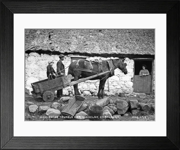 Framed Print : Whirley Or Trundle Car, Glencloy, Carnlough Framed Print : Whirley Or Trundle Car, Glencloy, Carnlough