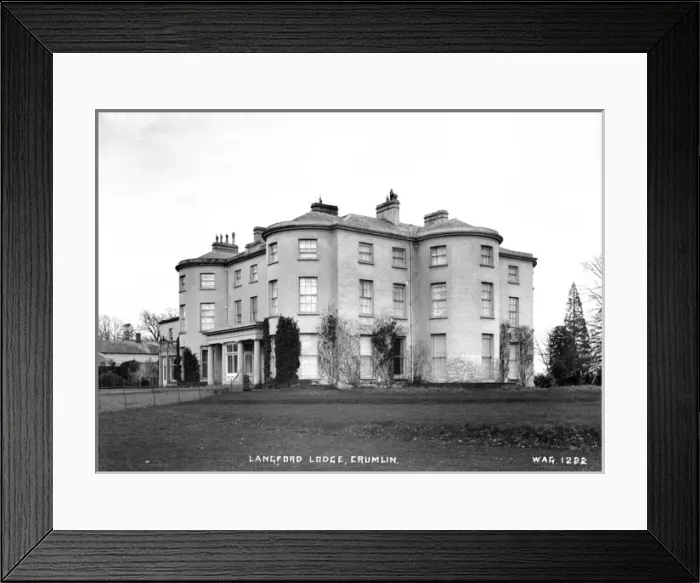 Framed Print : Langford Lodge, Crumlin Framed Print : Langford Lodge, Crumlin