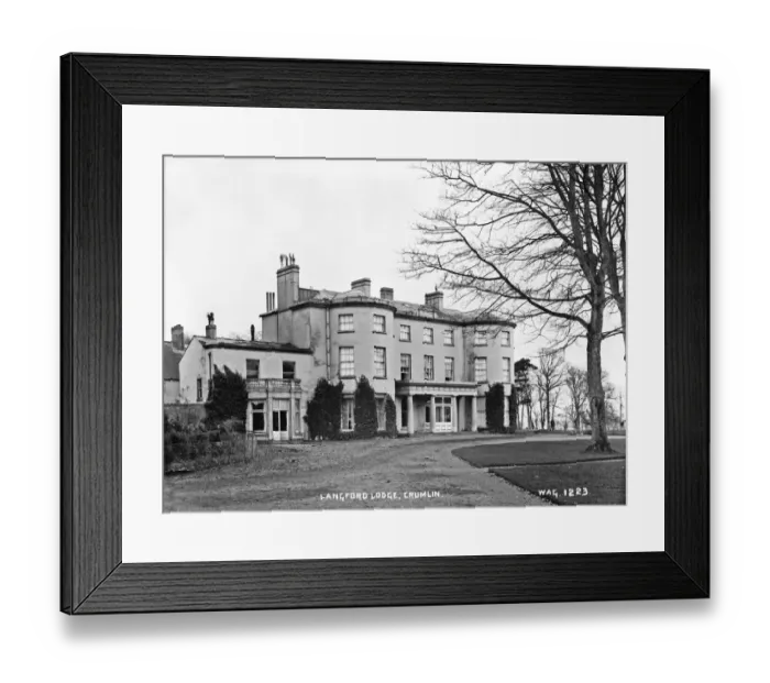 Framed Print : Langford Lodge, Crumlin Framed Print : Langford Lodge, Crumlin