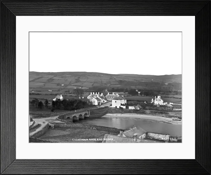 Framed Print : Cushendun River and Bridge Framed Print : Cushendun River and Bridge