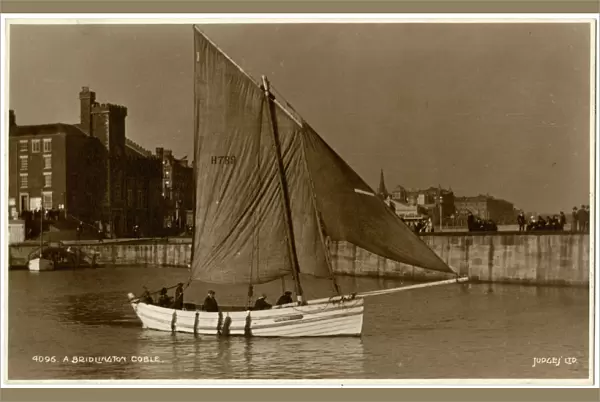 Bridlington - A sailing Coble boat