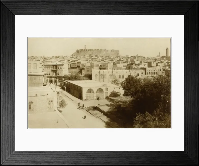 Framed Print : Panoramic View of the City of Aleppo, Syria Framed Print : Panoramic View of the City of Aleppo, Syria