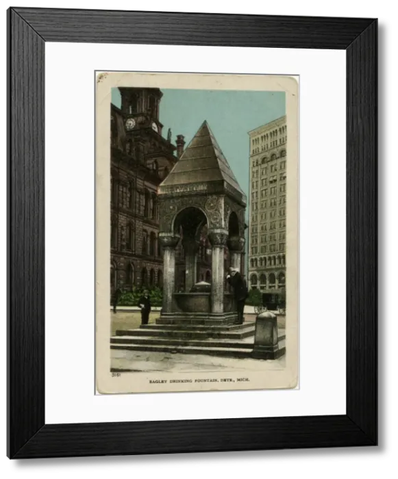 Framed Print : The Bagley Memorial Drinking Fountain - Detroit, Michigan Framed Print : The Bagley Memorial Drinking Fountain - Detroit, Michigan