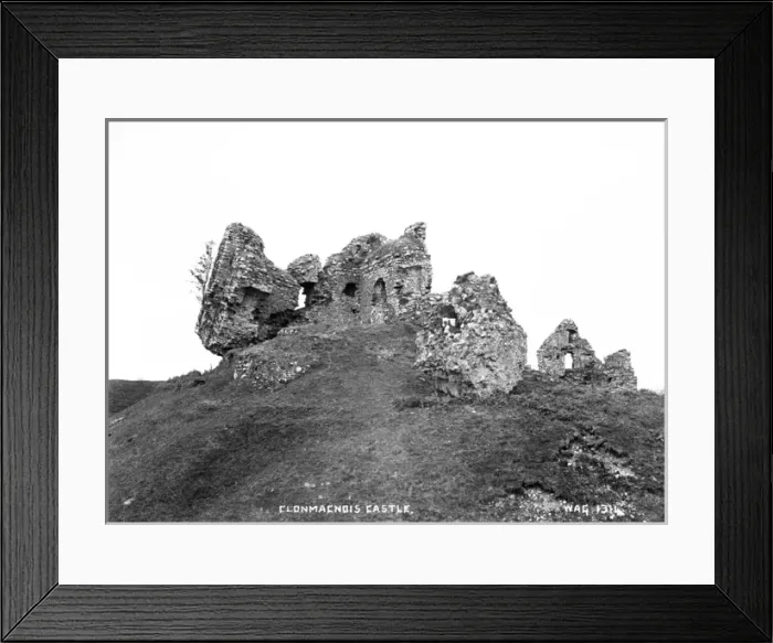 Framed Print : Clonmacnois Castle Framed Print : Clonmacnois Castle