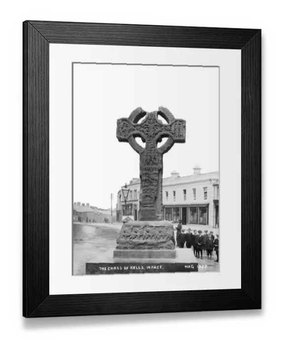 Framed Print : The Cross of Kells, West Face Framed Print : The Cross of Kells, West Face