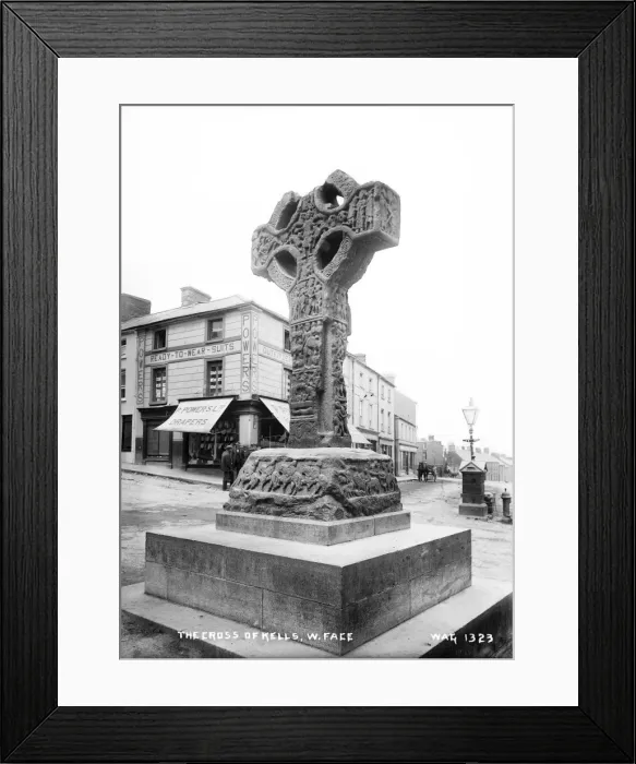 Framed Print : The Cross of Kells, West Face Framed Print : The Cross of Kells, West Face