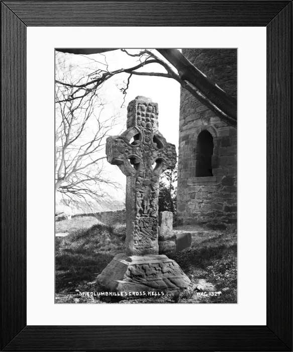 Framed Print : St Columbkilles Cross, Kells Framed Print : St Columbkilles Cross, Kells