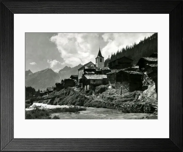 Framed Print : Blatten (L Framed Print : Blatten (L
