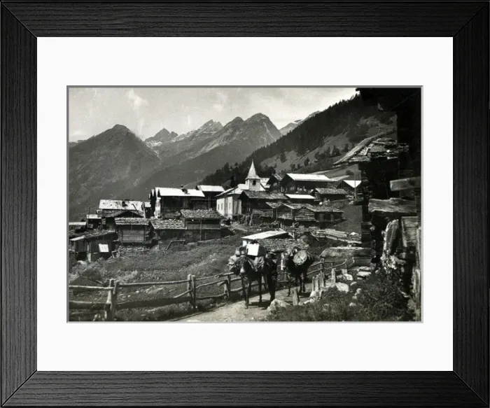 Framed Print : Wiler in the district of Raron, Switzerland Framed Print : Wiler in the district of Raron, Switzerland